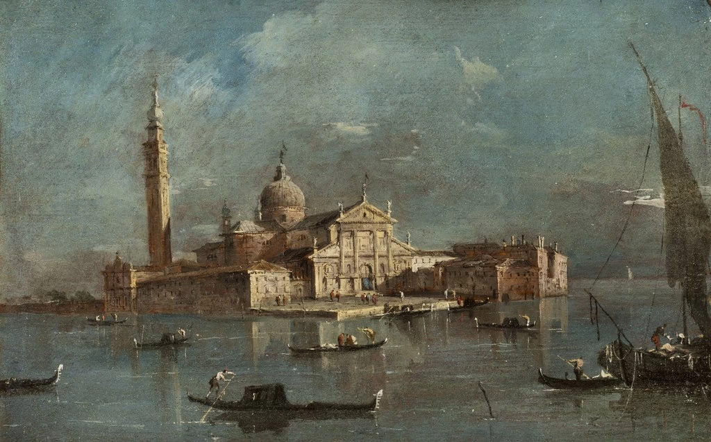 Veduta di San Giorgio Maggiore a Venezia - Francine Clark Art Institute